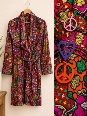 Hand-Made 1960's Psychedelic Hippie Dress